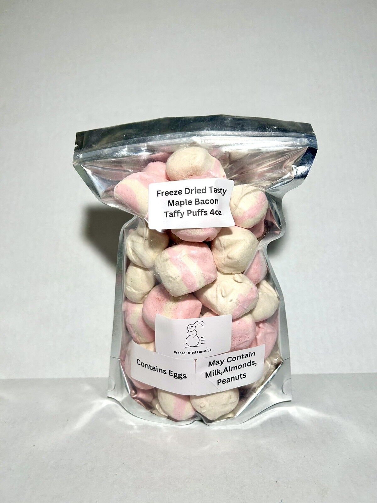 Freeze Dried Maple Bacon Saltwater Taffy 4 Oz Made Fresh