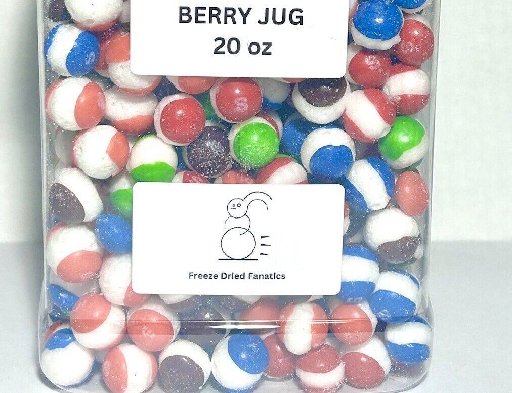 Freeze Dried Candy Cosmic Wild Berry Crunch 20oz Container Made Fresh