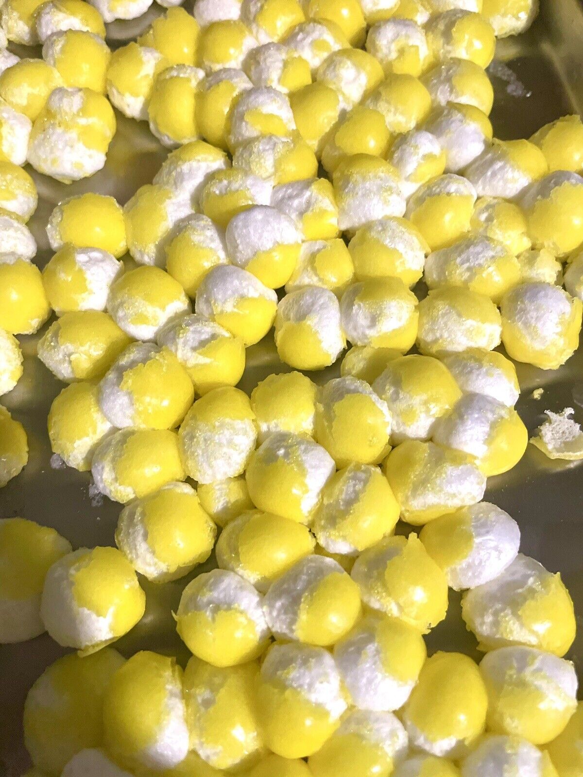 Freeze Dried Candy Lemon Smiley *4oz* Made Fresh Each Order