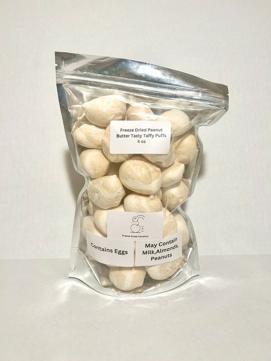 Freeze Dried Salt Water Taffy Peanut Butter 4 Oz Made Fresh